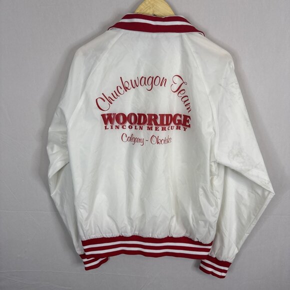 Vintage Trimark Chuckwagon Team Jacket Woodridge Lincoln Mercury L Rodeo 70s - Picture 1 of 5